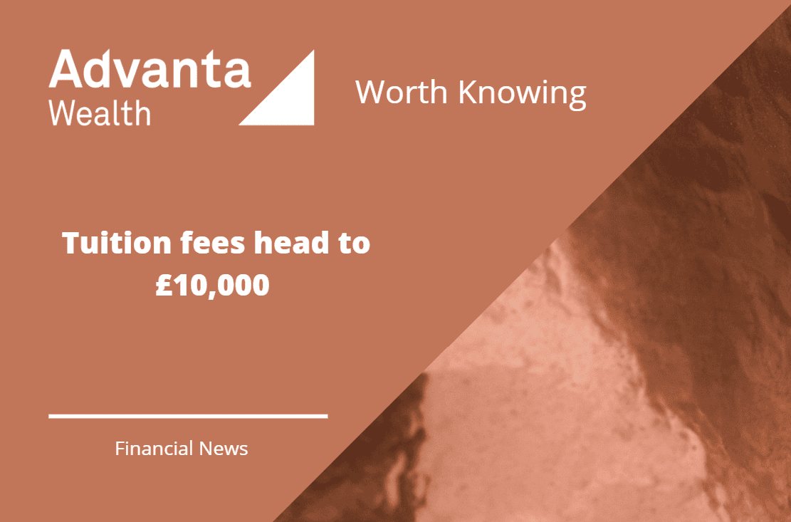 Tuition fees head to £10,000